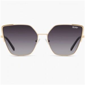 Quay Australia Gold and Black Sunglasses